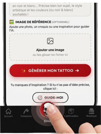 Génère ton tattoo